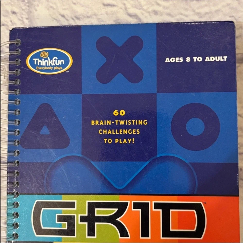 Grid Works by ThinkFun The Fun Game of Logical Deduction Puzzle Game New Sealed